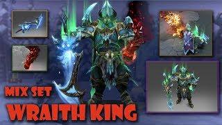 Dota 2 Wraith King Best Mix Set Dark Reservoir- Blistering Shade of the Crimson Witness