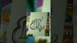 Ak name drawing #writing #viral #shorts #viralart #trending