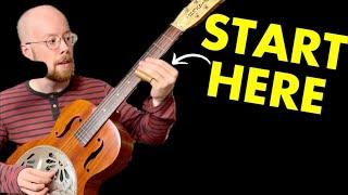 How to Start Playing ACOUSTIC Slide Guitar