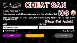 CHEAT GTA SAN ANDREAS IOS ON iPhone, iPad & ANDROID 2023  cheat gta san || social club GTA SAN iOS