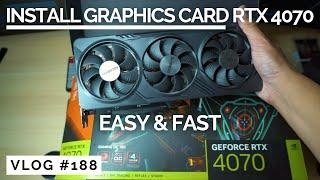 How To Install a RTX 4070 Super TI (EASY & FAST! - Graphics Card)