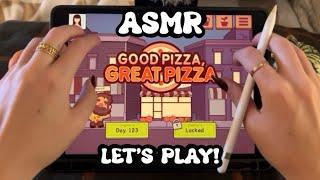 ASMR Let’s Play Good Pizza Great Pizza! Screen Tapping, No Talking ᵕ̈