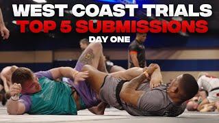 Top 5 Submissions - ADCC 2024 West Coast Trials Day One