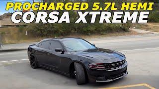 Procharged Dodge Charger R/T Exhaust Sound w/ Corsa Xtreme!