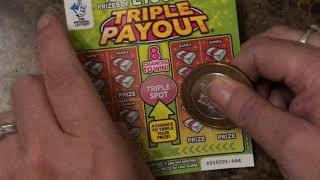 Triple payout £2 ticket 100,000 £1 ticket national lottery