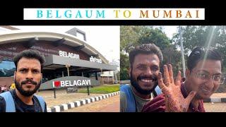 Belgaum To Mumbai | Mumbai Trip | Train Journey | Local Train | Mumbai Local Train Struggle #train