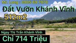 Bán Đất Vườn Khánh Nam, Khánh Vĩnh Giá Chỉ 714 Triệu/ Huỳnh Long 179