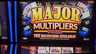 New Game Alert! Major Multipliers Video Poker