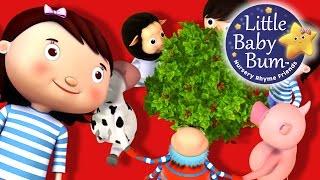 Here We Go Round The Mulberry Bush | Nursery Rhymes for Babies by LittleBabyBum - ABCs and 123s