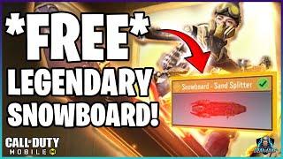 *FREE LEGENDARY* GET LEGENDARY SNOWBOARD FOR FREE NOW | LUCKY DRAW | COD MOBILE