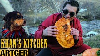 KHAN-Size Mongolian KHUUSHUUR - Cheesy! | Khan’s Kitchen