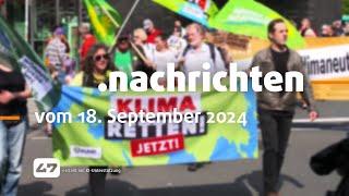 STUDIO 47 .nachrichten | 18.09.2024 | GLOBALER KLIMASTREIK: BUND & FFF RUFEN ZUR TEILNAHME AUF