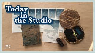 Woodblock Printing : Printing a Sky Gradation : Hasui Reproduction