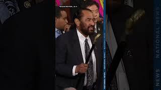 Rep. Al Green shouts at Trump during joint session address to Congress