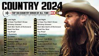 Country Music Playlist 2024 - Chris Stapleton, Luke Bryan, Luke Combs, Kane Brown, Brett Young