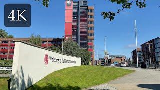 4K UHD |  De Montfort University Leicester  | Walking Virtual Tour ‍️ 2021