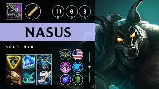 Nasus Mid vs Zed - NA Challenger Patch 25.10