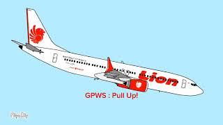 Lion Air Flight 610 + Ethiopian Airlines Flight 302 Crash animation CVR [FCPCI]