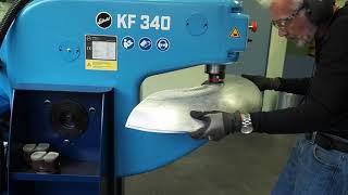 ECKOLD Kraftformer KF 340 for cold forming of sheet metal and profiles.