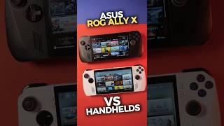 ASUS ROG ALLY X vs ROG ALLY vs Steam Deck and every handheld