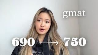 How I went from 690 to 750 on the GMAT | how to study / mba admissions