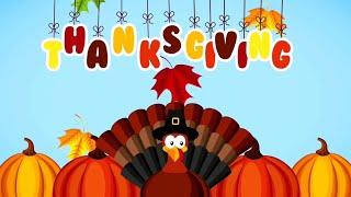 Happy Thanksgiving Greetings Animation Background Video | Happy Thanksgiving Day