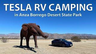 Tesla RV Camping in Anza Borrego Desert State Park (HDR)