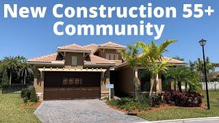 New Construction 55+ Community. K. Hovnanian Homes. 3 Luxury Model Home Tours. Parkland Florida.