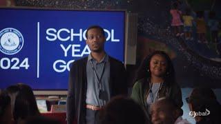 Abbott Elementary 4x01 | Janine and Gregory come out as a couple to everyone