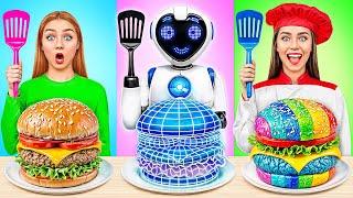 Me vs Robot Cooking Challenge | Fantastic Food Hacks by Multi DO Challenge