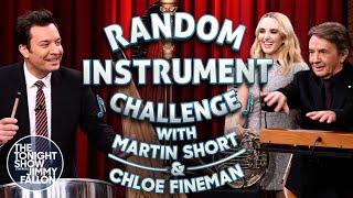 Random Instrument Challenge with Martin Short and Chloe Fineman | The Tonight Show