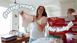 Nesting, Meal Prepping, & Packing a Hospital Bag!! // Day in the Life Pregnant With Baby #4