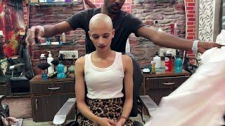 Went to surprise her BF BUT THEN.... Clean shaved her head ️ PROMO ️