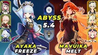 Ayaka & Mavuika | Spiral Abyss 5.4 | Genshin Impact