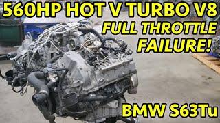 LOCKED UP 560HP BMW M5 S63Tu Hot-V Turbo V8 Teardown. What Killed This Engine At Just 102K Miles?