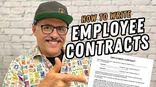 How to Write an Employment Contract: Construction Contract Basics