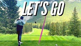 The MOST FAMOUS Golf Course in Canada [FAIRMONT BANFF SPRINGS GOLF COURSE]