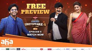 Unstoppable With NBK Season 4 Free Preview | Sreeleela | Naveen Polishetty | Watch Now | aha