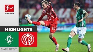 Set-Piece Success! | SV Werder Bremen - 1. FSV Mainz 05 1-0 | Highlights | MD 20 – Bundesliga 24/25