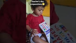 Teacher's day preparations #Short's #ytshorts #cutebaby #funny #nissychannel #cute