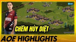 Mãn nhãn trận Solo Chém Yamato của Game Thủ Chim Sẻ Đi Nắng | AoE Highlights #aoe