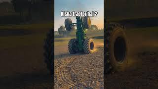 John Deere TRACTOR STUNT #tractor #johndeere #nishudaswal #youtubeshorts