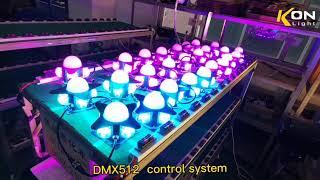 Facade lighting RGB wall light DMX control - Kon Lighting