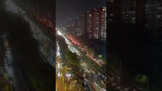 實拍惠州“鬼城”大亞灣最繁華的區域，怎麼這麼堵車?也就一個紅綠燈#惠州 #大亞灣