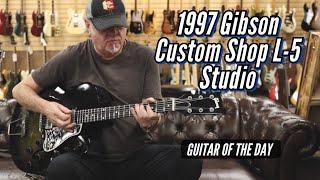 1997 Gibson Custom Shop L-5 Studio Blue Burst | Guitar of the Day - Nick Dias