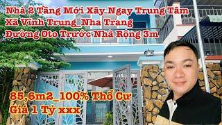 bán nhà ở nha trang khánh hòa _ Nhà 2 Tầng Mới Xây _ bán đất nền xã vĩnh trung nha trang