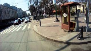 Moscow city bicycle commuting