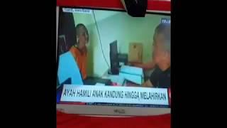 Tega seorang ayah hamili dua anak kandung nya hingga melahirkan seorang bayi