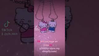 let's package an order    #hellokitty #sanrio #smallbusiness #shortspage #y2k #cute #shorts