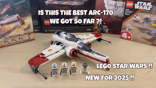 LEGO Star Wars 75402 ARC-170 Starfighter: Review of the new Set!